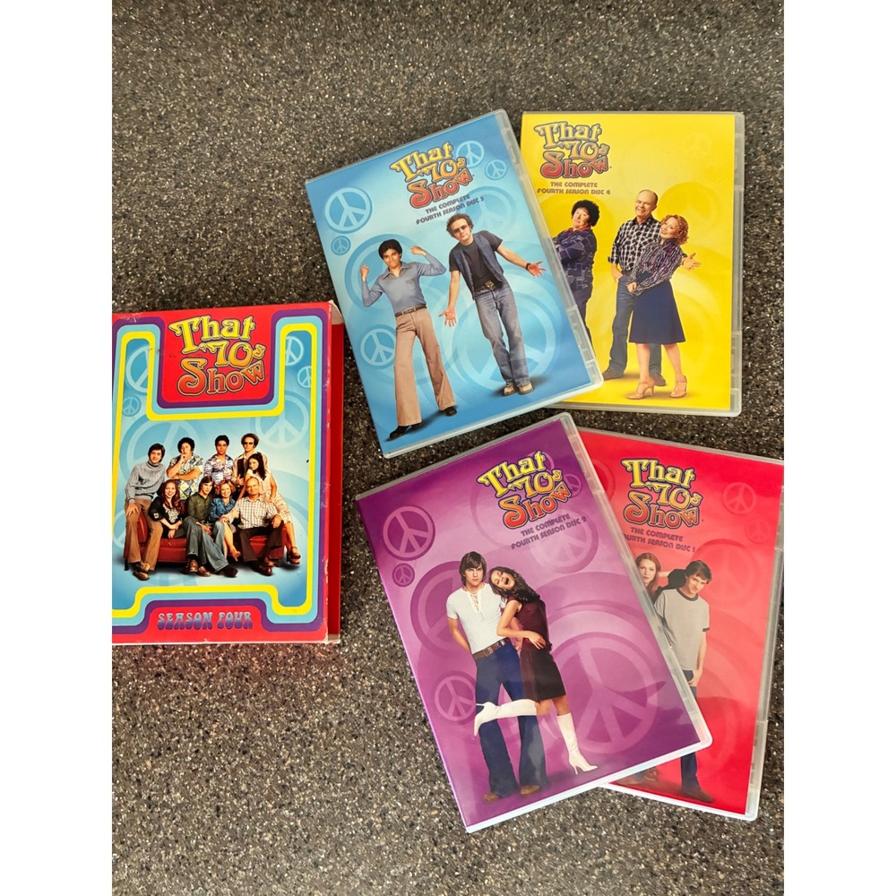 That 70s Show Season 4 DVD Set 4 Disc Complete Fourth Season Sitcom TV Series